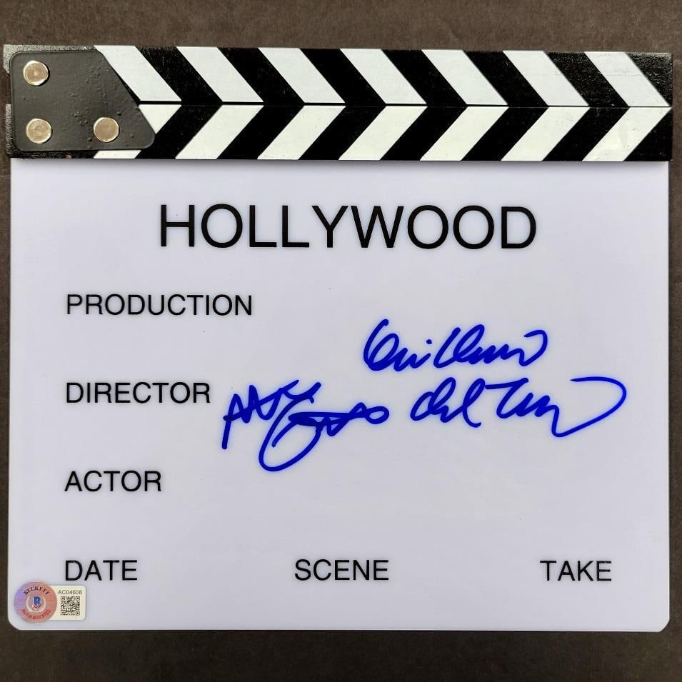 Pinocchio Movie Clapperboard Signed by Guillermo del Toro Beckett Authenticated (1 of 2)
