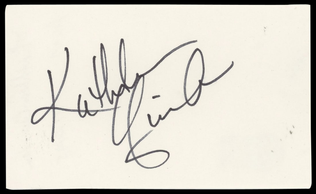 Kathleen Quinlan Apollo 13 Signed 3x5 Index Card Beckett Authenticated (1 of 5)