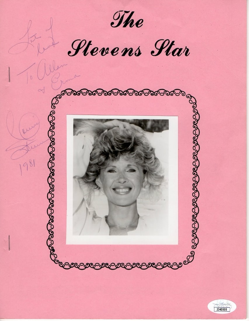 Autographed Connie Stevens Fan Club Program Book JSA Authenticated: Autographed Connie Stevens Fan Club Program Book JSA Authenticated This is an original fan club program book signed by Connie Stevens. The autograph is authenticated by James Spence (JSA). The program