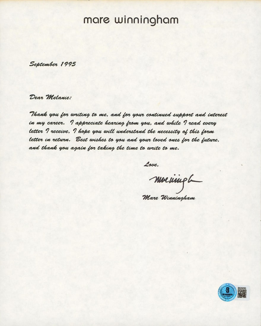Carol Struycken Signed Addams Family Letter with Beckett Authentication: Carol Struycken Signed Addams Family Letter with Beckett Authentication This authentic signed 8.5x11 letter features the signature of Carol Struycken, known for her role in The Addams Family. The item