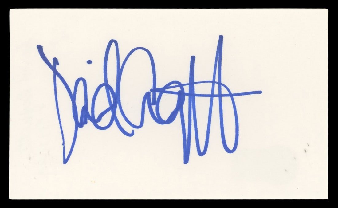 David Arquette Signed 3x5 Index Card Beckett Authenticated Scream Autograph (1 of 2)