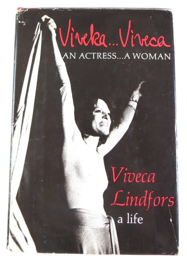 Viveka Hardcover Book Signed by Viveca Lindfors JSA Authenticated (1 of 4)