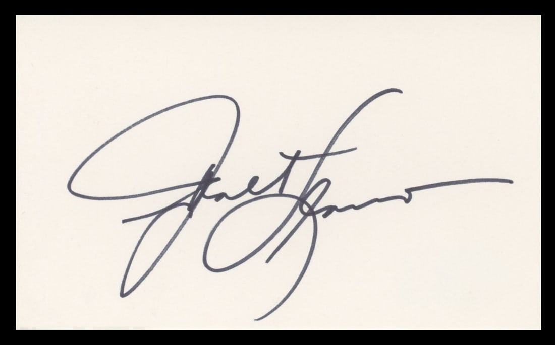 Janet Lennon Signed 3x5 Card Beckett Authenticated The Lawrence Welk Show: Janet Lennon Signed 3x5 Card Beckett Authenticated The Lawrence Welk Show This is an original 3x5 index card personally signed by Janet Lennon from The Lawrence Welk Show. The autograph is authenticat