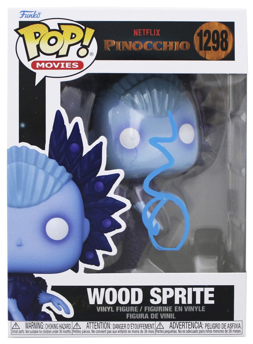 Tilda Swinton Signed Pinocchio Wood Sprite #1298 Funko Pop BAS Authenticated (1 of 7)