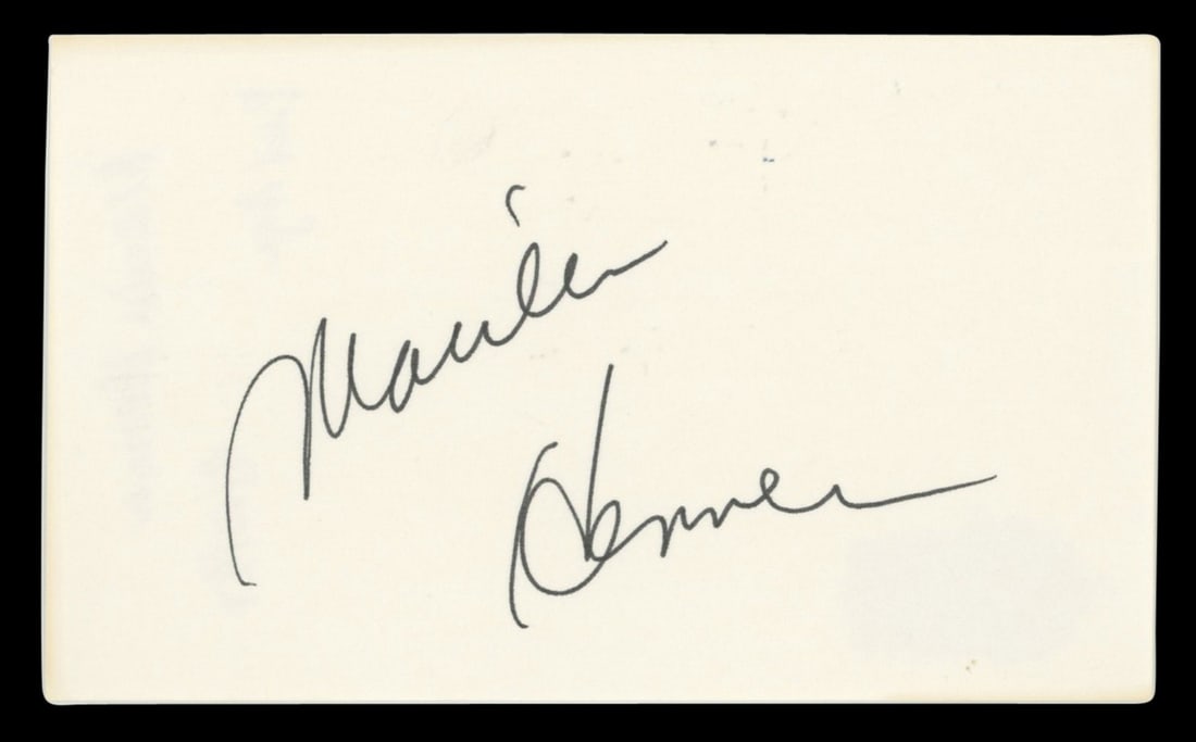 Marilu Henner Taxi Signed 3x5 Index Card Beckett Authenticated (1 of 2)