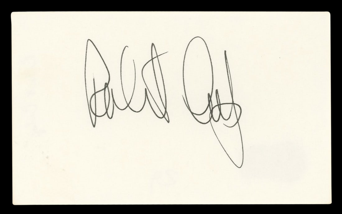 Robert Culp I Spy Signed 3x5 Index Card BAS Authenticated: Robert Culp I Spy Signed 3x5 Index Card BAS Authenticated This is an authentic autographed 3x5 index card personally signed by Robert Culp, known for his role in 'I Spy'. The signature has been verifi