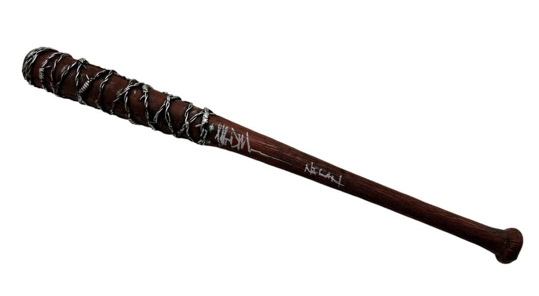 Jeffrey Dean Morgan Signed Lucille Bat The Walking Dead JSA Authenticated: Jeffrey Dean Morgan Signed Lucille Bat The Walking Dead JSA Authenticated Calling all 'The Walking Dead' fans! Here is the ultimate treasure: an autographed Lucille replica bat signed by Jeffrey Dean 