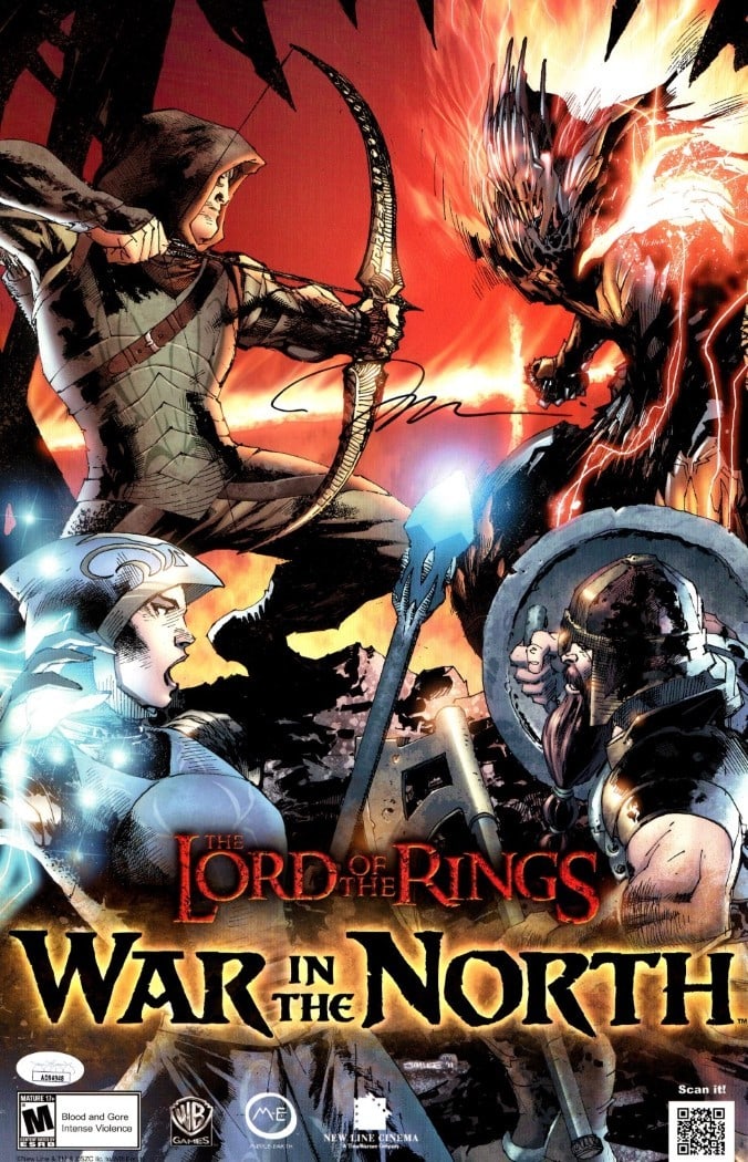Jim Lee Signed 11X17 Lord of the Rings Poster JSA Authenticated (1 of 2)