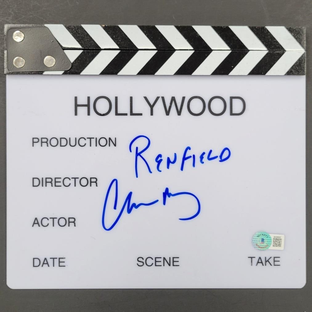 Renfield Director Chris McKay Autographed Clapboard with Beckett Authentication (1 of 3)