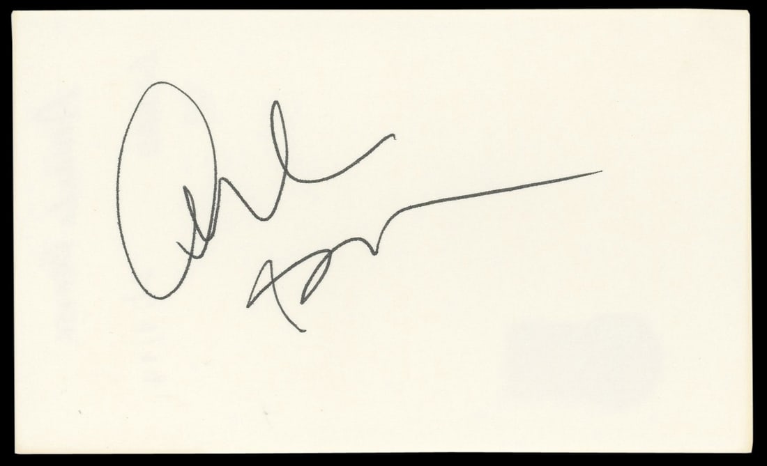 Amanda Bearse Fright Night Signed Index Card Beckett Authenticated (1 of 5)