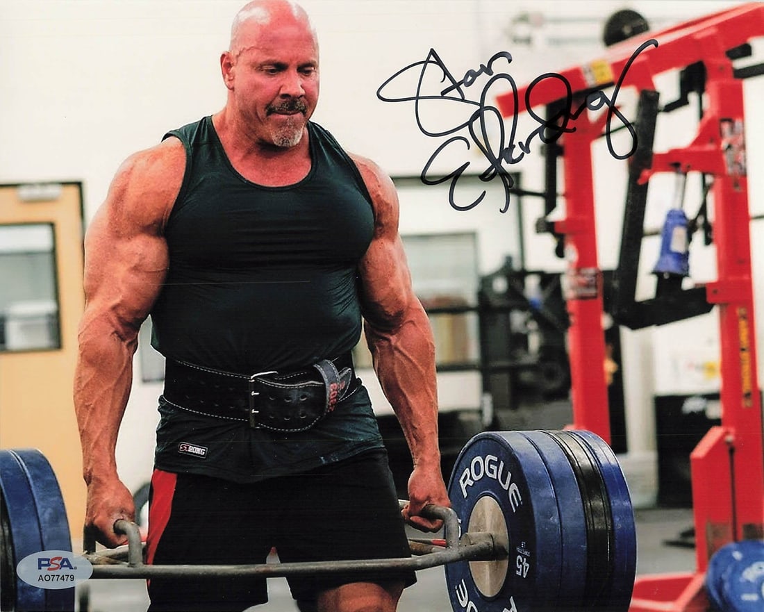 Stan Efferding Autographed 8x10 Photo PSA/DNA Certified Bodybuilder: Stan Efferding Autographed 8x10 Photo PSA/DNA Certified Bodybuilder This is a professionally printed 8x10 photograph autographed by Stan Efferding, a renowned bodybuilder. The signature has been authe