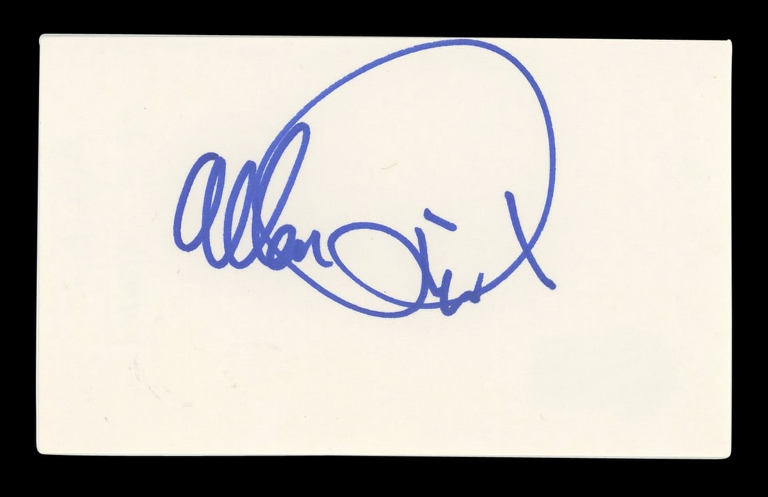 Allan Rich Signed Serpico 3x5 Index Card Beckett Authenticated (1 of 5)