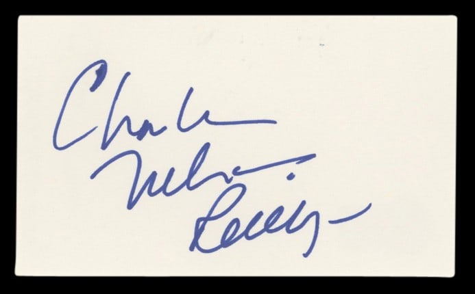 Charles Nelson Reilly Signed Match Game Index Card BAS Authentication (1 of 2)