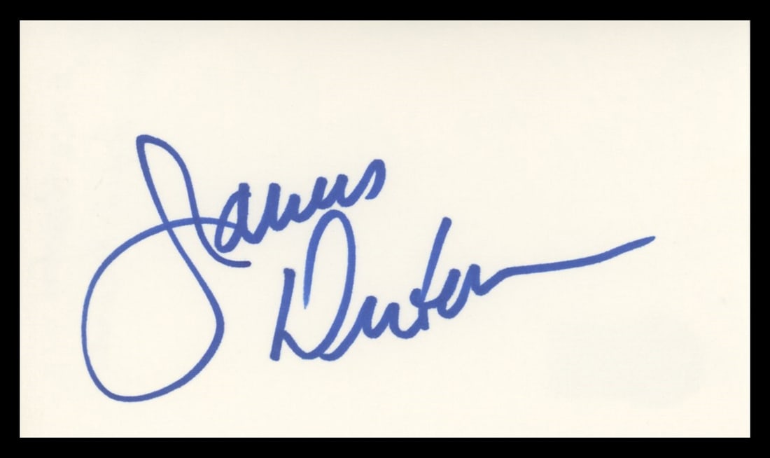 James Denton Signed 3x5 Index Card Desperate Housewives Beckett Authenticated (1 of 2)