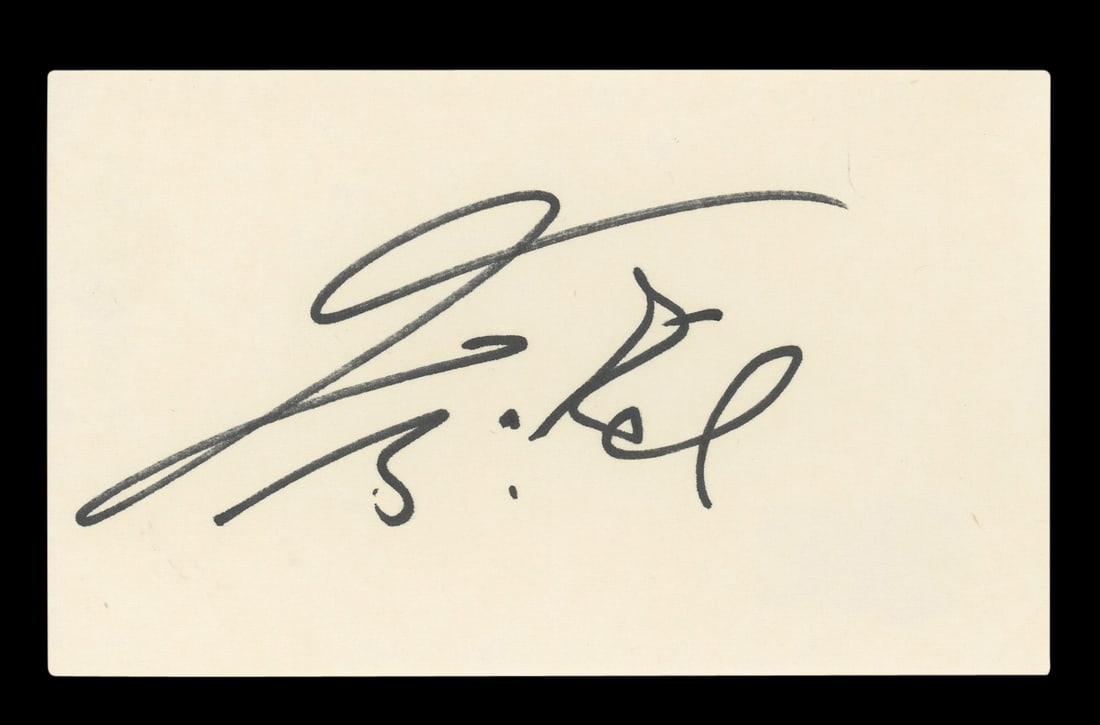Theodore Bikel Autographed 3x5 Index Card My Fair Lady BAS Certified: Theodore Bikel Autographed 3x5 Index Card My Fair Lady BAS Certified This signed 3x5 index card features the autograph of Theodore Bikel, renowned for his role in the classic musical "My Fair Lady." T