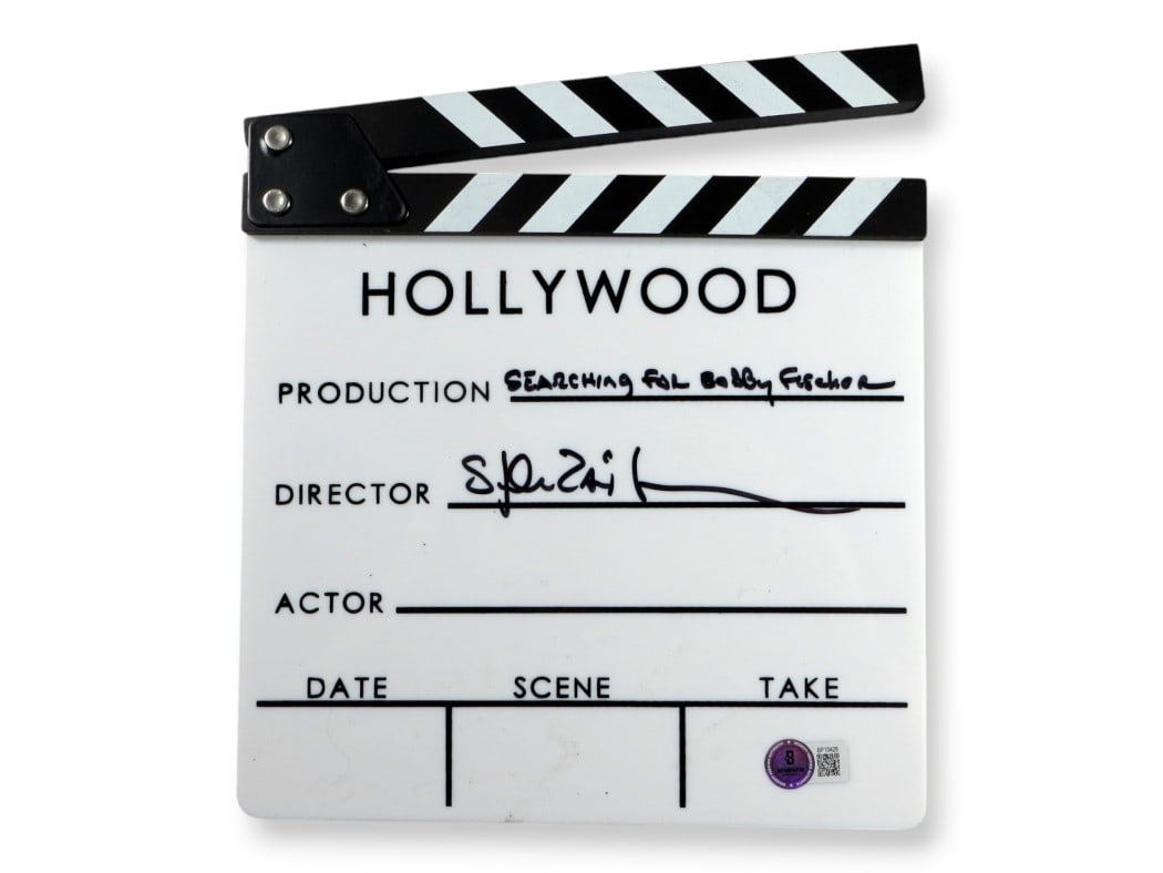 Autographed Searching for Bobby Fisher Clapper Signed by Steven Zaillian Beckett Authenticated (1 of 3)