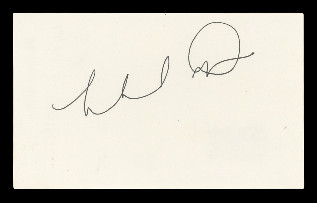 Michael Dorn Signed 3x5 Card Beckett Authenticated Star Trek Autograph (1 of 5)