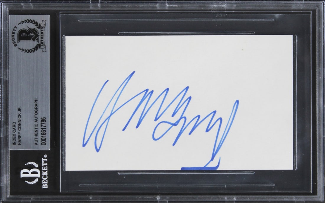 Harry Connick Jr. Autographed Hope Floats 3x5 Index Card Beckett Authenticated: Harry Connick Jr. Autographed Hope Floats 3x5 Index Card Beckett Authenticated This is an authentic signed 3x5 index card personally signed by Harry Connick Jr. from the movie 'Hope Floats.' The autog