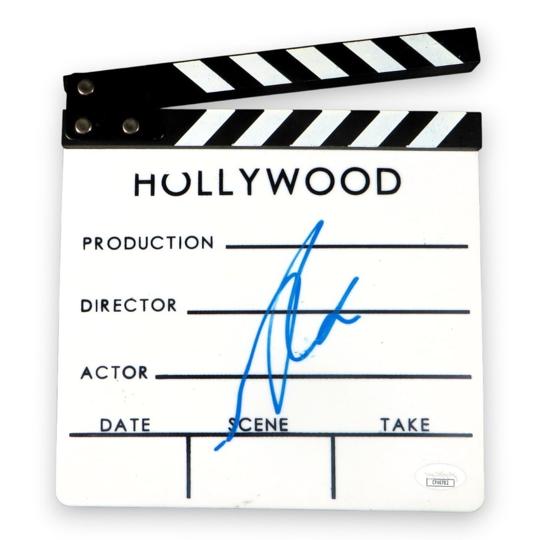 Aaron Pierre Autographed Movie Clapper JSA Authenticated Krypton Lion King: Aaron Pierre Autographed Movie Clapper JSA Authenticated Krypton Lion King This is an authentic autographed movie clapper signed by Aaron Pierre, known for his role in "Krypton" and "The Lion King." T