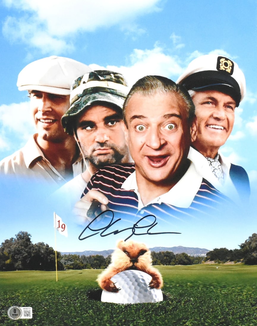 Chevy Chase signed Caddyshack 11x14 movie photo Beckett hologram: Chevy Chase signed Caddyshack 11x14 movie photo Beckett hologram This 11x14 movie photo features Chevy Chase and is autographed by him. The photo is an original item associated with the film Caddyshac