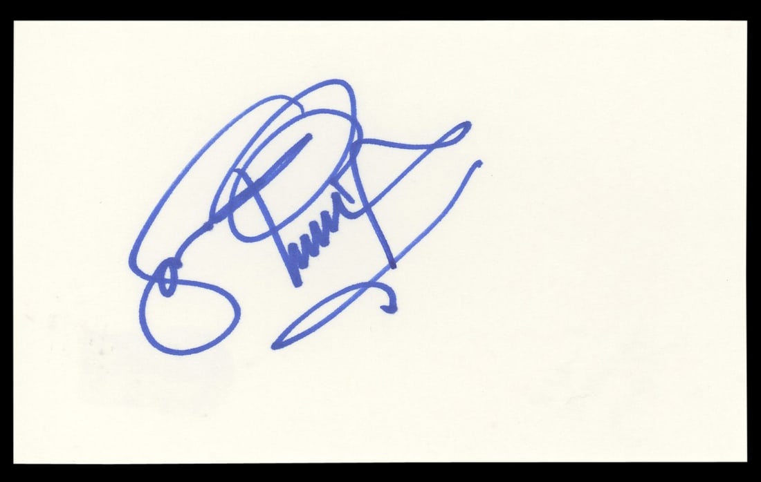 Jimmy Osmond Signed 3x5 Index Card with Beckett Authentication: Jimmy Osmond Signed 3x5 Index Card with Beckett Authentication This is an authentic autographed 3x5 index card personally signed by Jimmy Osmond of the Osmonds. The item is accompanied by a Beckett Au