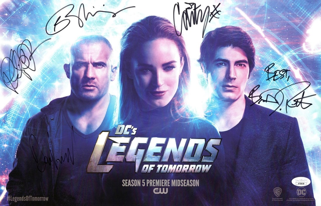 Legends of Tomorrow 11x17 Poster Signed by Five Cast JSA Authenticated (1 of 3)