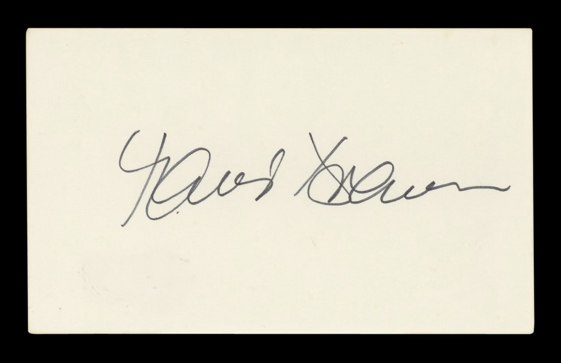 Maude Adams Signed 3x5 Card The Man with the Golden Gun Beckett Authenticated (1 of 5)