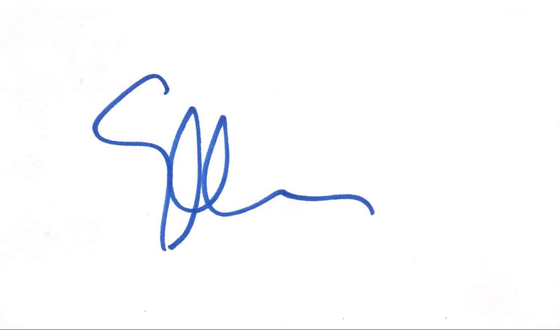 Ellen DeGeneres Signed 3x5 Index Card BAS Authenticated (1 of 5)