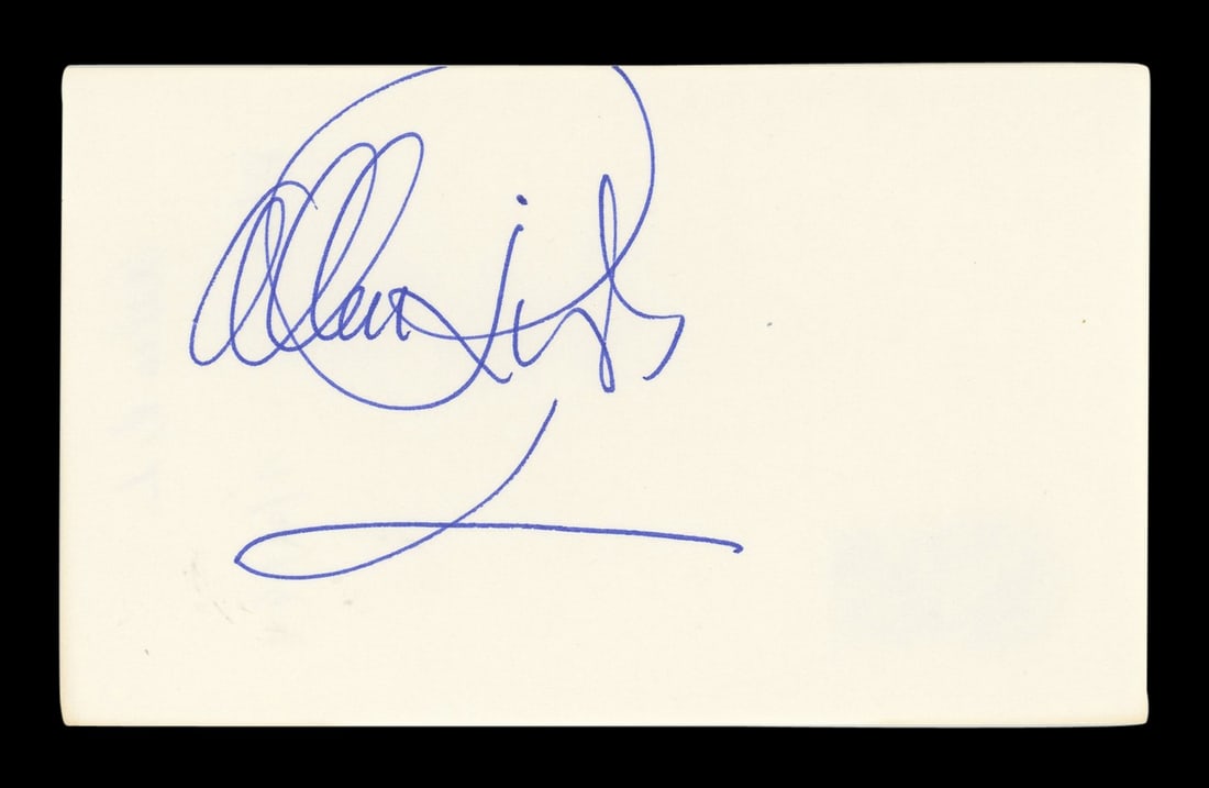 Allan Rich Signed 3x5 Index Card Authentic Beckett BAS #AD70263: Allan Rich Signed 3x5 Index Card Authentic Beckett BAS #AD70263 This authentic 3x5 index card has been personally signed by Allan Rich, known for his role in the film Serpico. The signature is verifie