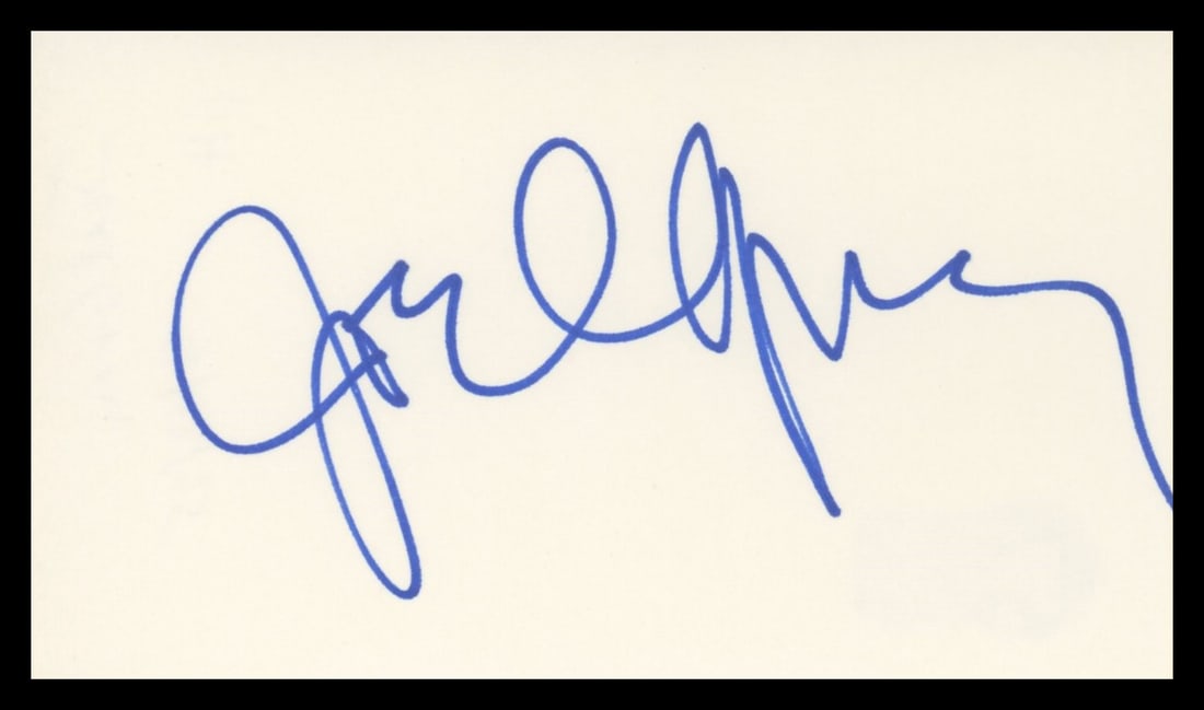 Joel Grey Signed 3x5 Index Card Beckett Authenticated Cabaret Autograph (1 of 2)