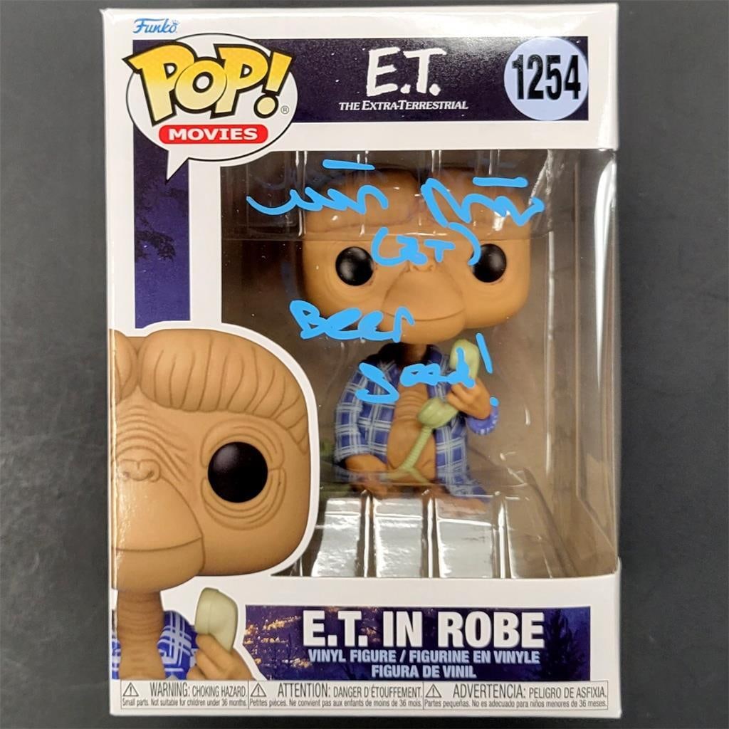 Funko Pop E.T. in Robe Signed by Matthew De Meritt Beckett Authenticated (1 of 8)