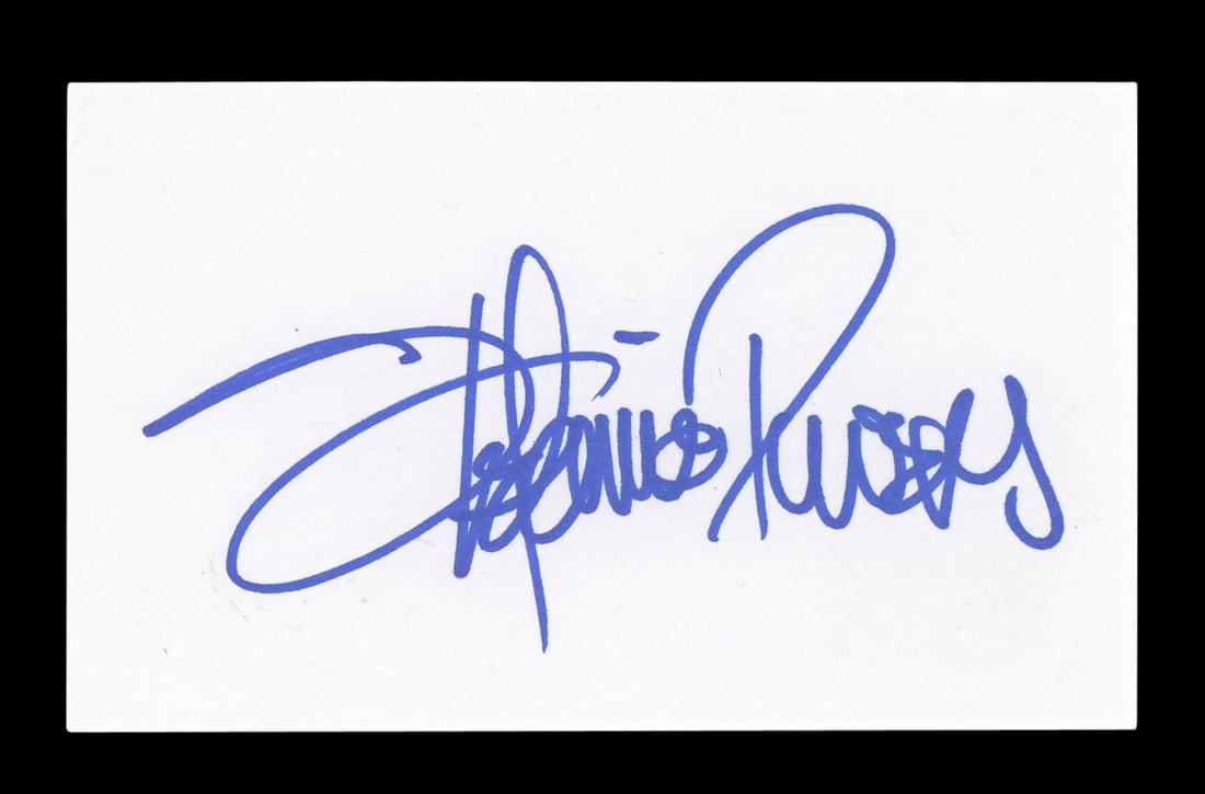Stefanie Powers Hart to Hart Signed 3x5 Index Card Beckett Authenticated (1 of 5)