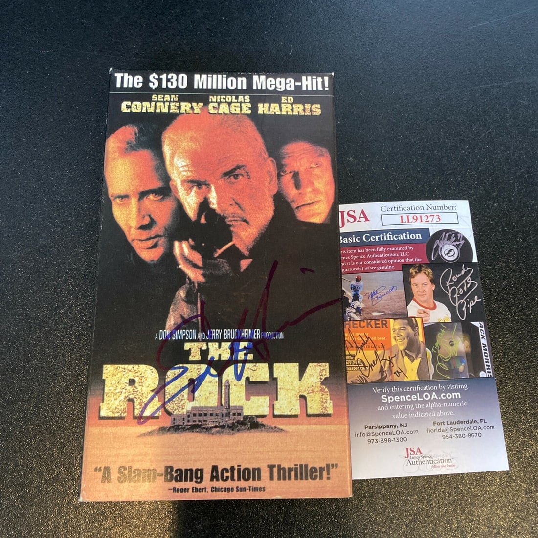 The Rock VHS signed by Ed Harris JSA COA (1 of 7)