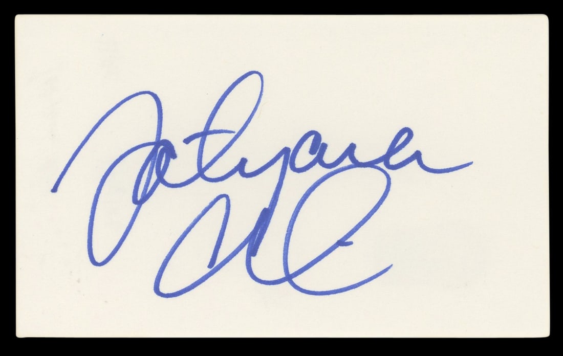Tatyana Ali Signed 3x5 Index Card Fresh Prince BAS Certified: Tatyana Ali Signed 3x5 Index Card Fresh Prince BAS Certified This authentic 3x5 index card features the signature of Tatyana Ali, famous for her role in the iconic show Fresh Prince of Bel-Air. Each a