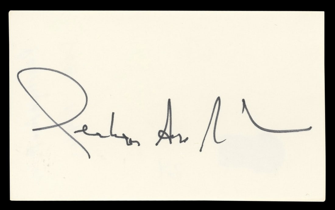 Penelope Ann Miller Signed 3x5 Index Card Beckett Authenticated Carlito's Way (1 of 5)