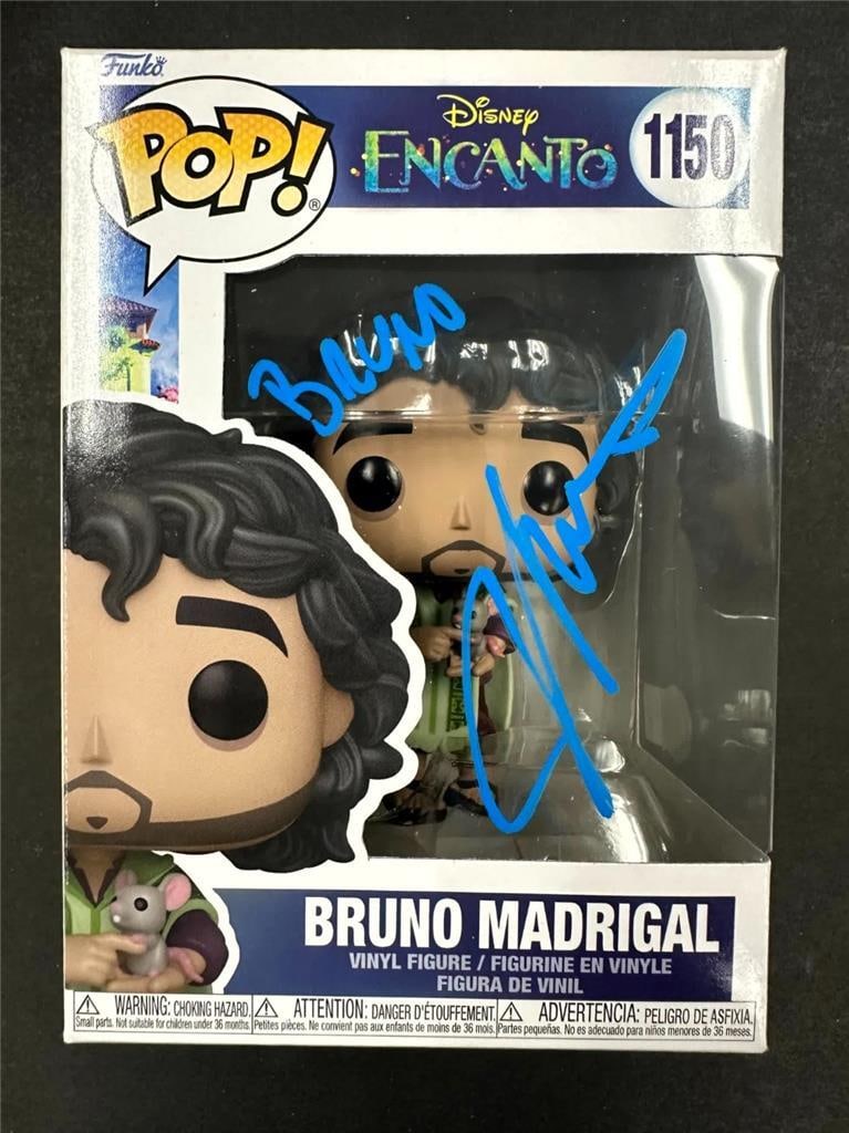 Bruno Encanto Funko Pop autographed and inscribed by John Leguizamo Beckett authenticated (1 of 6)