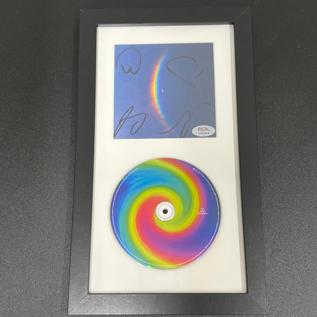 Coldplay Framed Signed CD Album Cover PSA/DNA Authenticated (1 of 2)