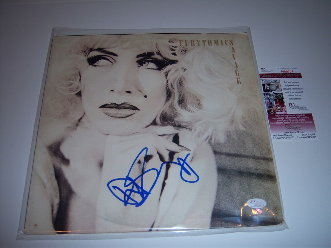 Dave Stewart Autographed Eurythmics LP Album with JSA COA (1 of 1)