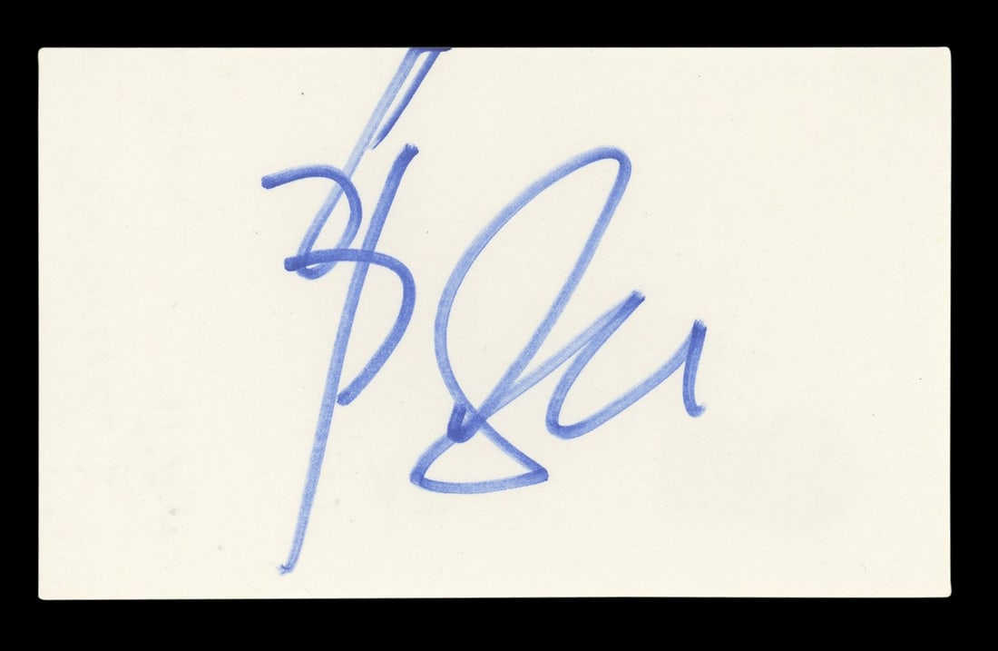 Jon Secada Signed 3x5 Index Card Authenticated by Beckett (1 of 5)