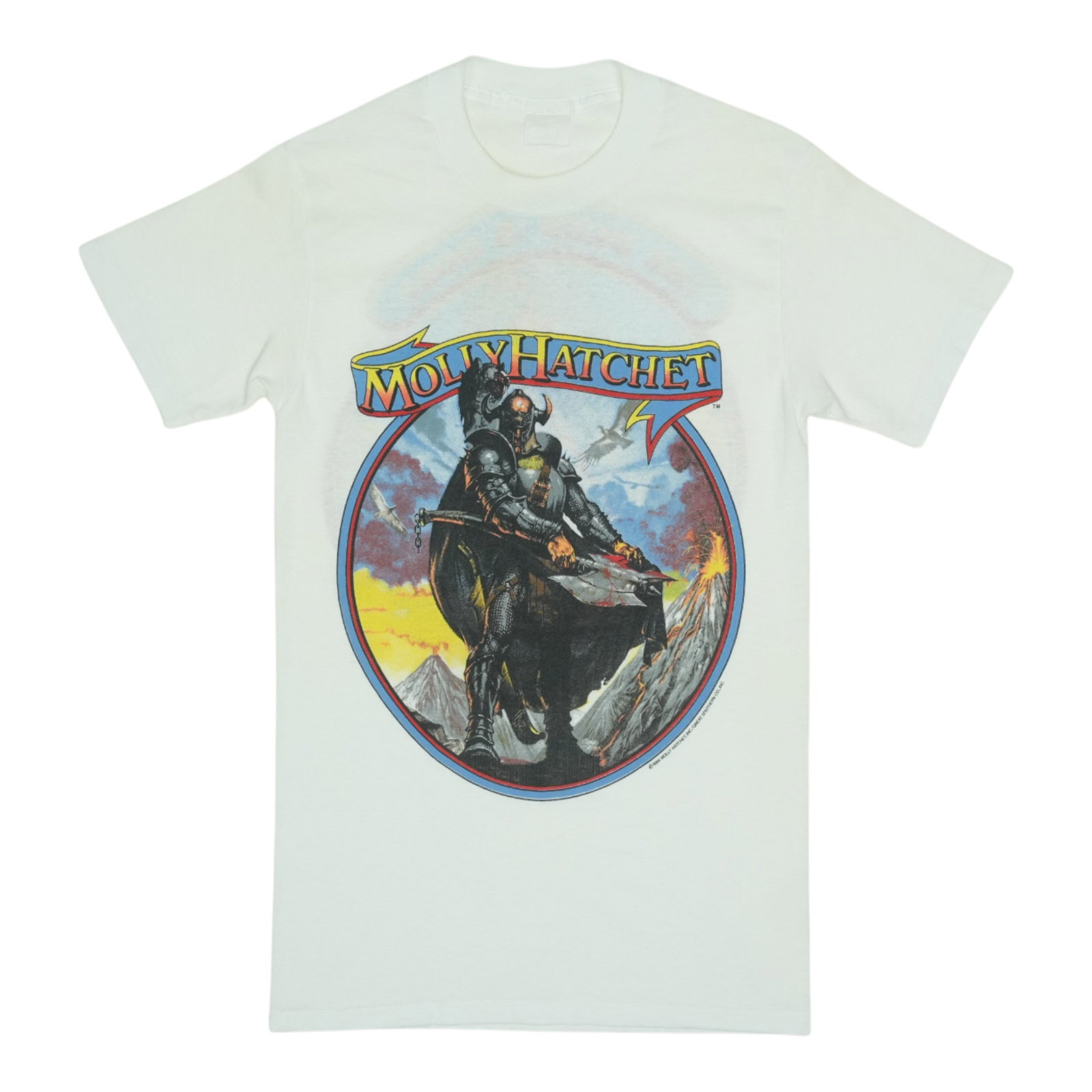 Vintage 1984 Molly Hatchet Tour T-Shirt The Deed Is Done Concert Cotton (1 of 7)