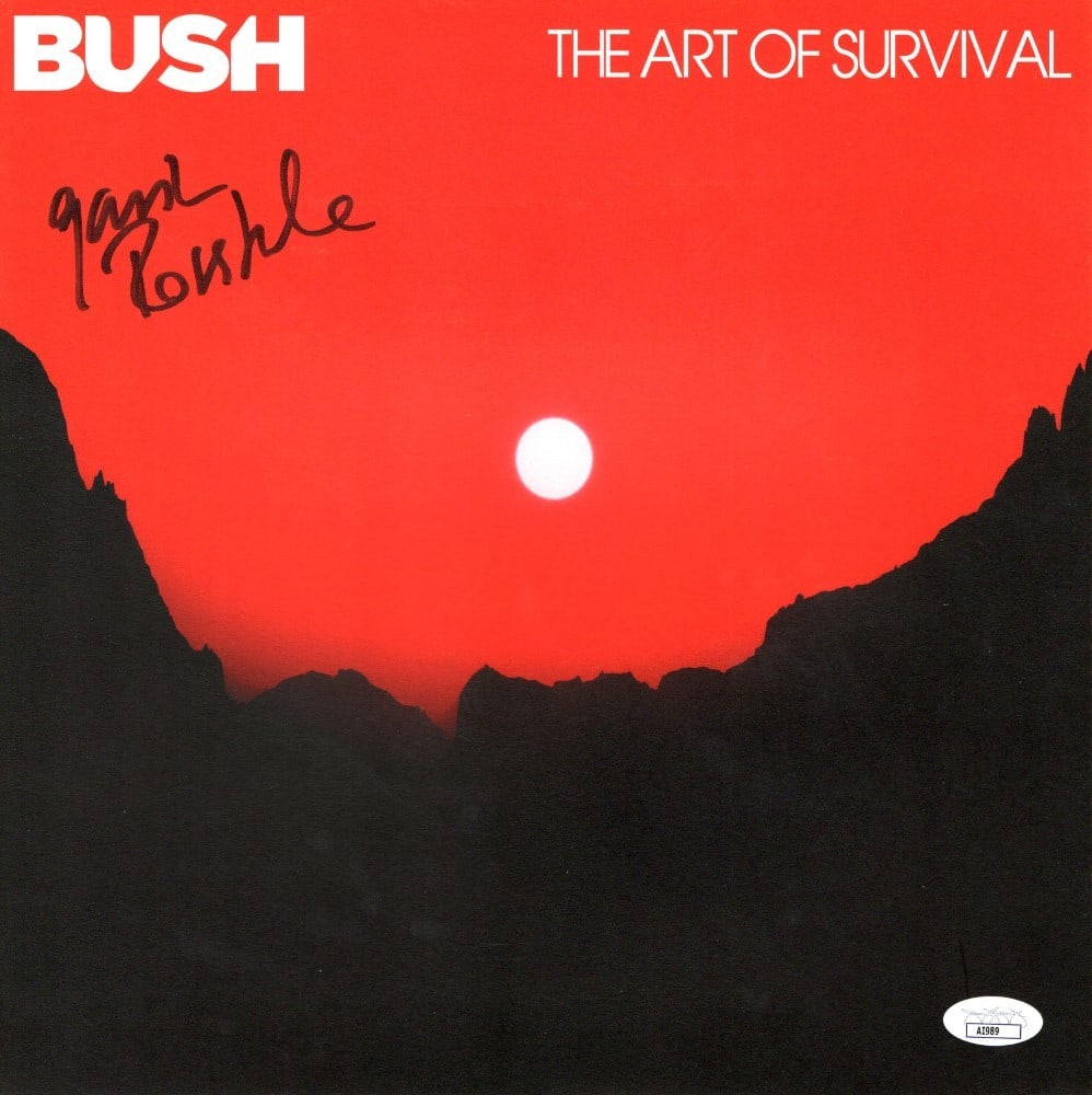 Gavin Rossdale Signed 11x11 Photo Bush The Art of Survival JSA Authenticated: Gavin Rossdale Signed 11x11 Photo Bush The Art of Survival JSA Authenticated This is an original 11X11 album photo featuring Gavin Rossdale, signed by the artist himself. The photograph is authenticat