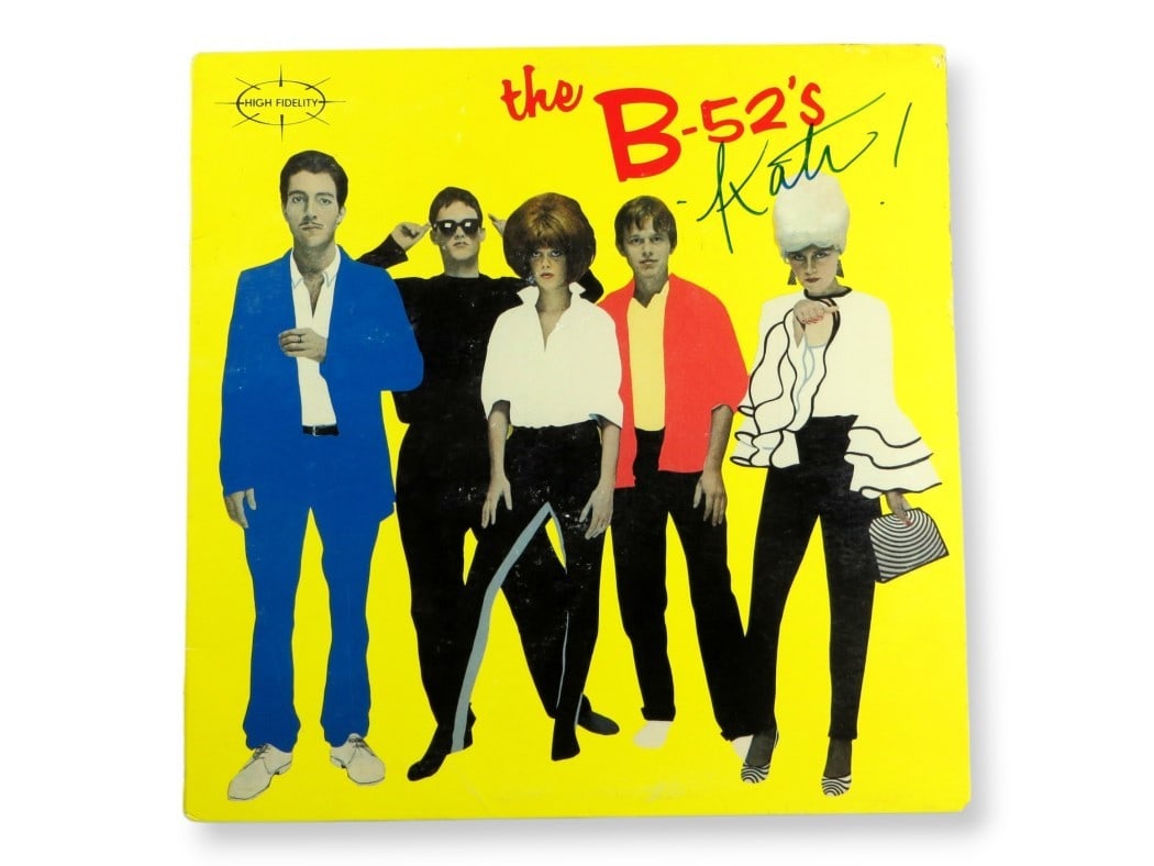 Kate Pierson Signed B-52s Debut Album Cover Beckett Authenticated (1 of 4)