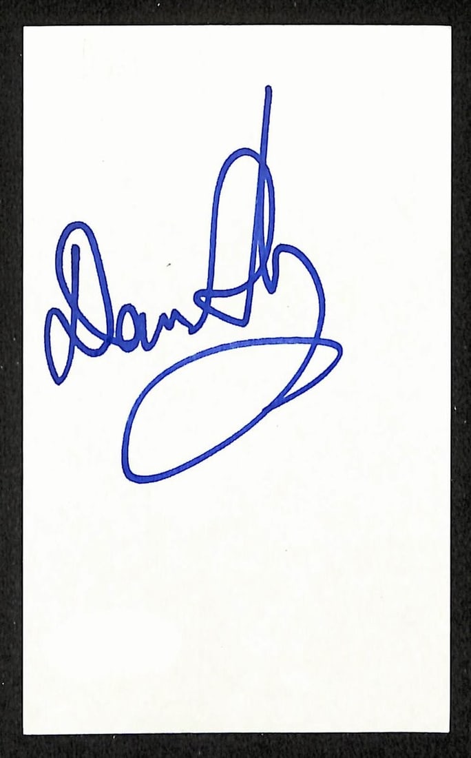 Dan Roberts signed 3x5 index card JSA BA209598 Crash Test Dummies (1 of 2)