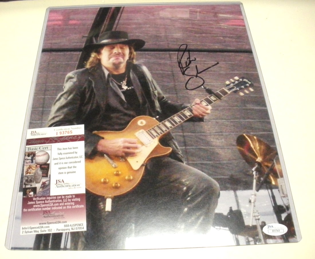 11x14 Signed Photo Richie Sambora JSA COA Bon Jovi: 11x14 Signed Photo Richie Sambora JSA COA Bon Jovi This is an original 11x14 photograph signed by Richie Sambora of the Bon Jovi band. The photo comes with a JSA/COA for authentication. It is in pre-o