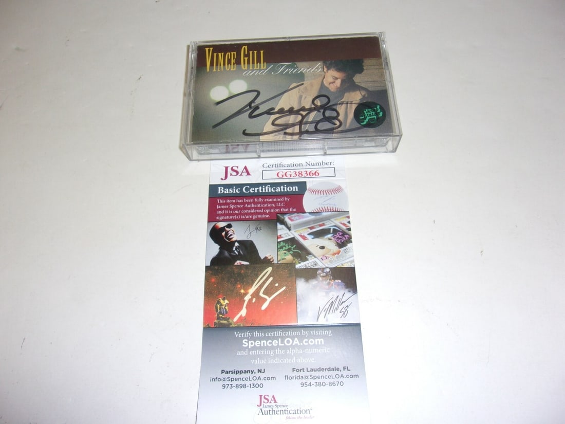 Signed Vince Gill and Friends Cassette Album With JSA COA (1 of 1)