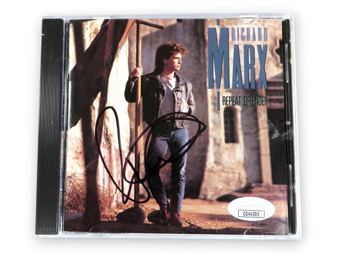 Richard Marx Autographed CD Booklet Repeat Offender JSA Authenticated (1 of 3)