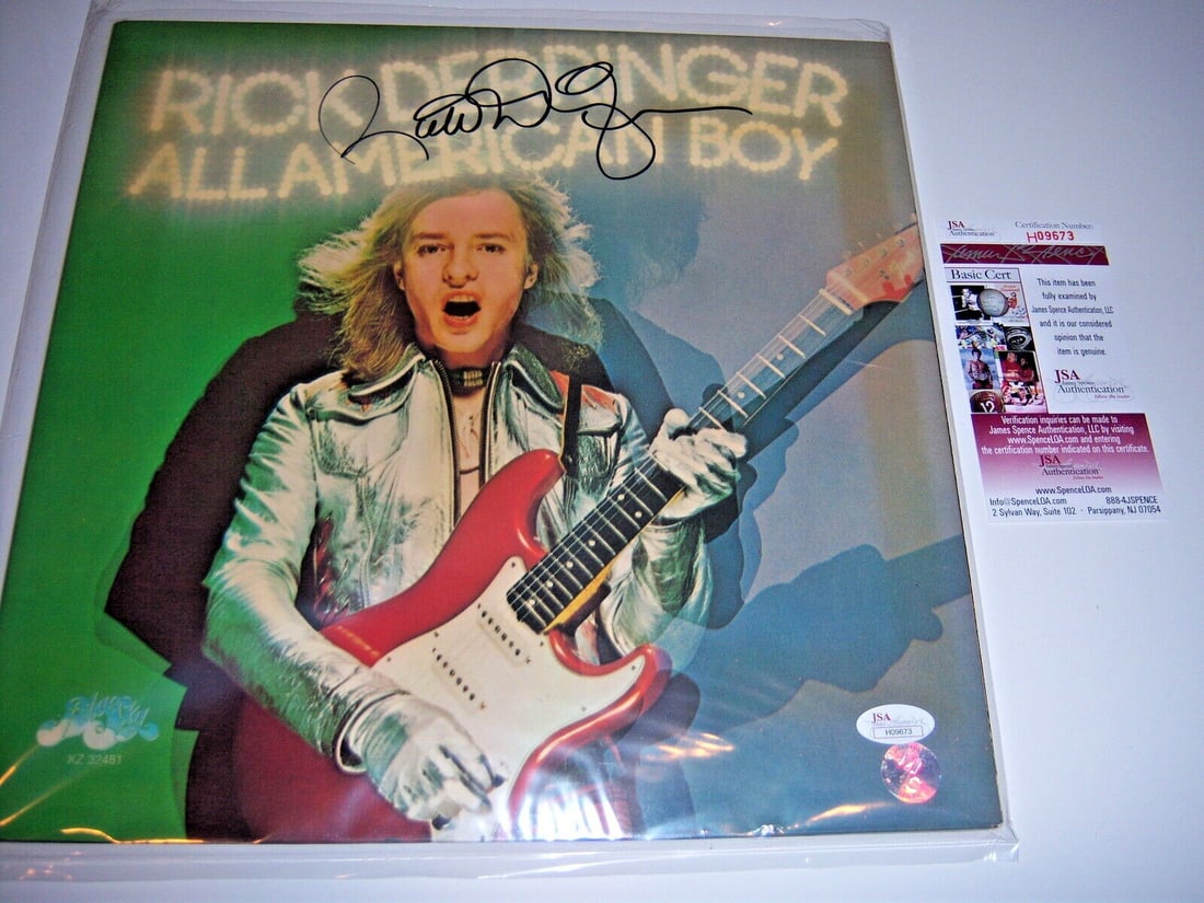 Signed All American Boy LP Record by Rick Derringer with JSA COA (1 of 1)