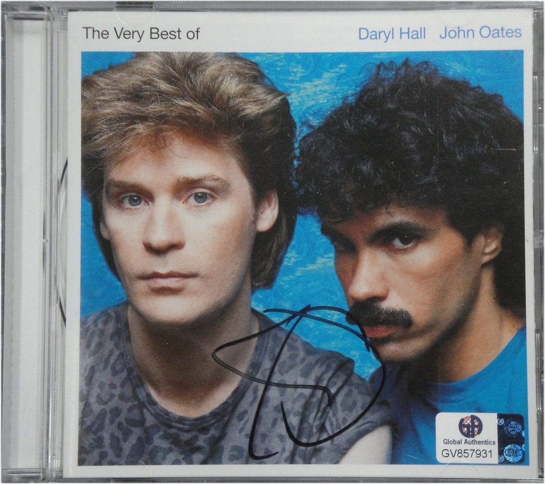 Hall & Oates CD Cover Signed by John Oates with GAI Authentication (1 of 2)