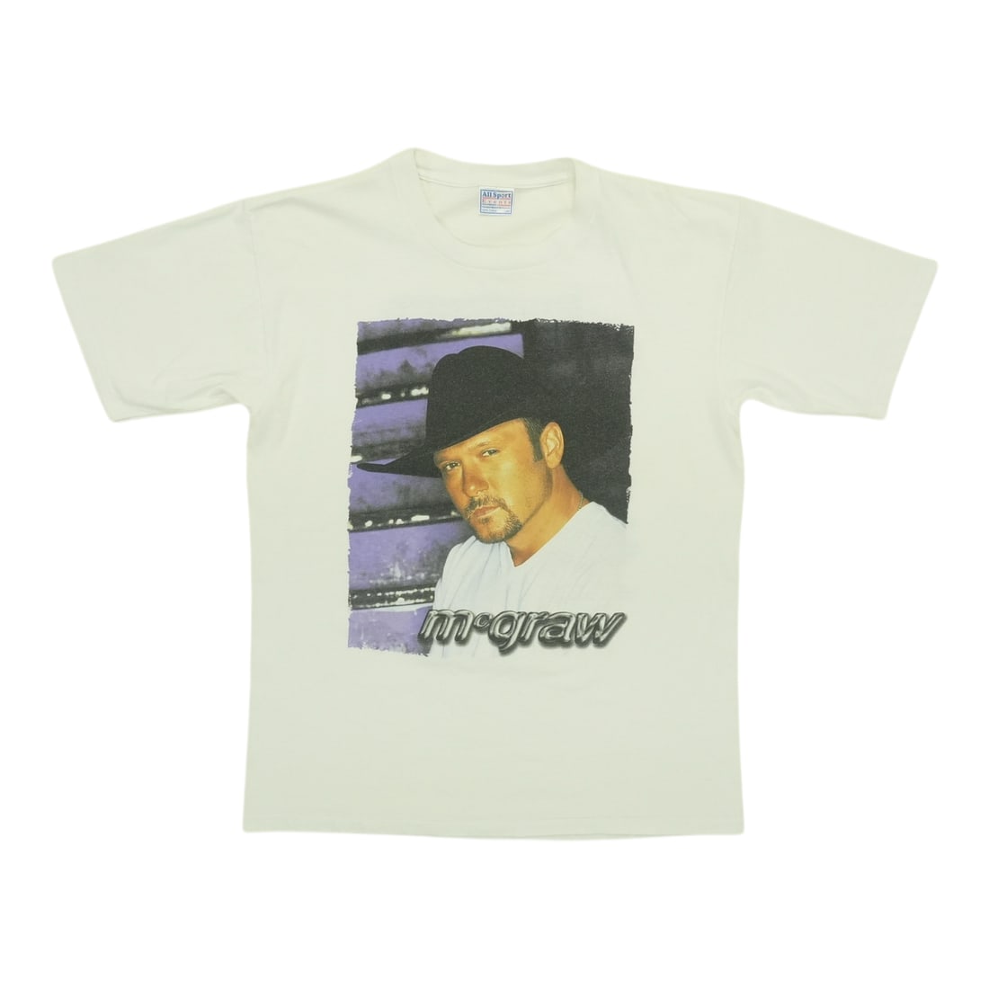 Vintage 2000 Tim McGraw Concert T Shirt White Size Large (1 of 5)