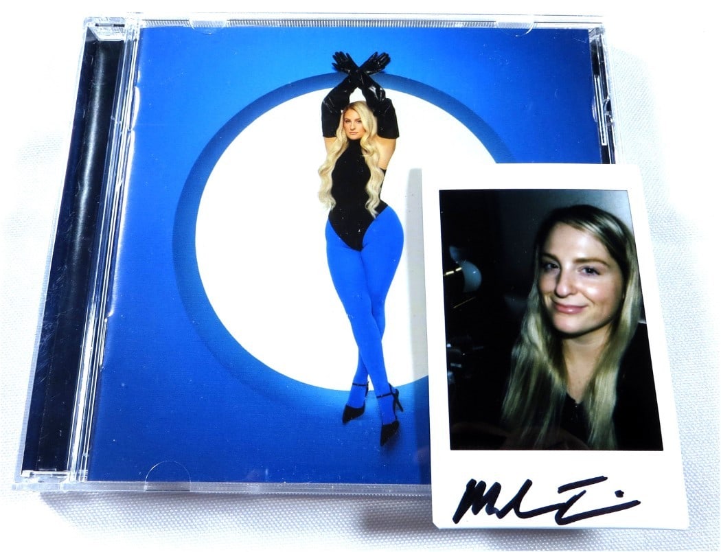 Meghan Trainor Timeless Autographed CD Insert Photo JSA Authenticated (1 of 3)